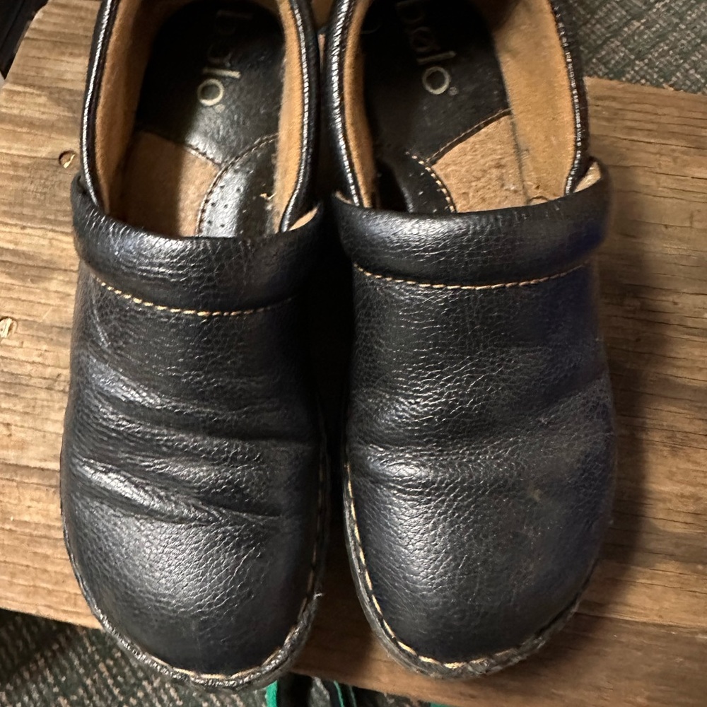 b.o.c. Black Leather Loafers